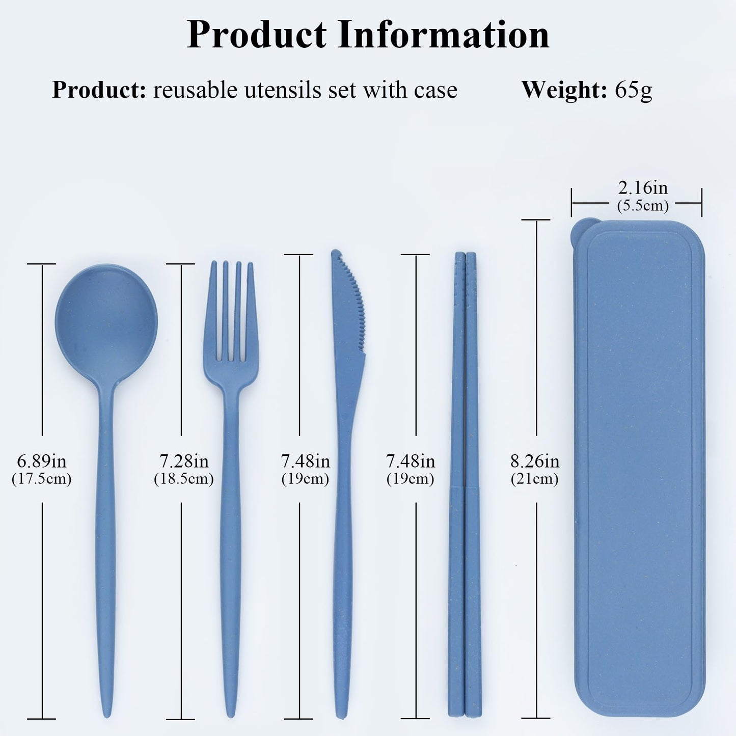 4 Sets Travel Utensils with Case, Cutlery Set Chopsticks Fork Spoon Knife with Case, Reusable Plastic Utensils Sets for Lunch Box Accessories,Portable Lunch Box Utensils Set for Daily Use
