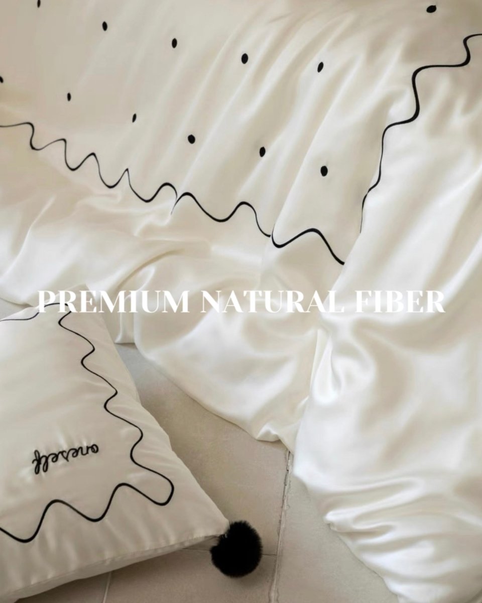 Elegant Retro Silky Smooth Cooling Tencel Lyocell Queen Size Duvet Cover Set-2