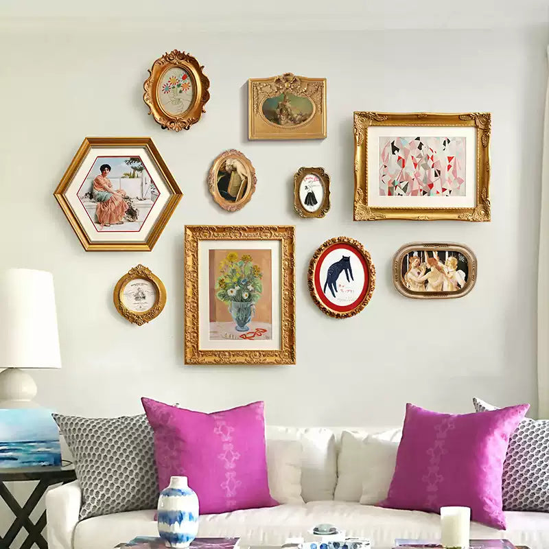 Set of 10 Retro Wall Painting-0