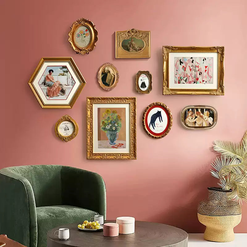 Set of 10 Retro Wall Painting-2