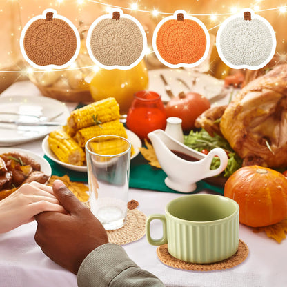 4 Pcs Fall Coasters