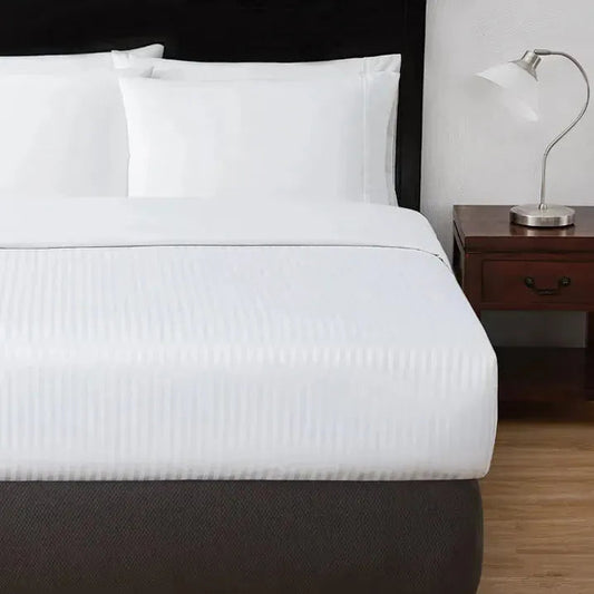 BSD Collection Damask Stripes Top Sheets 2 PK
