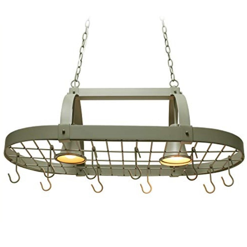 Rustic Hanging Pot Rack