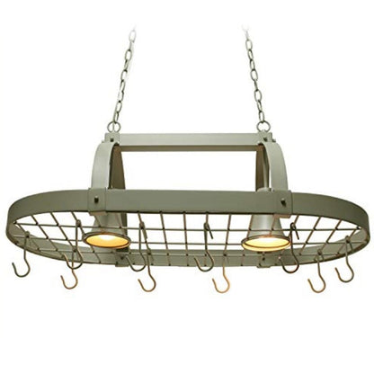Rustic Hanging Pot Rack