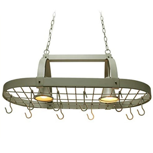 Rustic Hanging Pot Rack