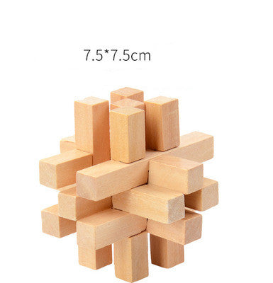 Educational Wooden Puzzle Game for Kids and Adults