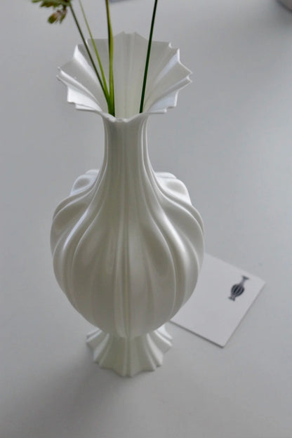 3D Printed Silk Texture Vase-3