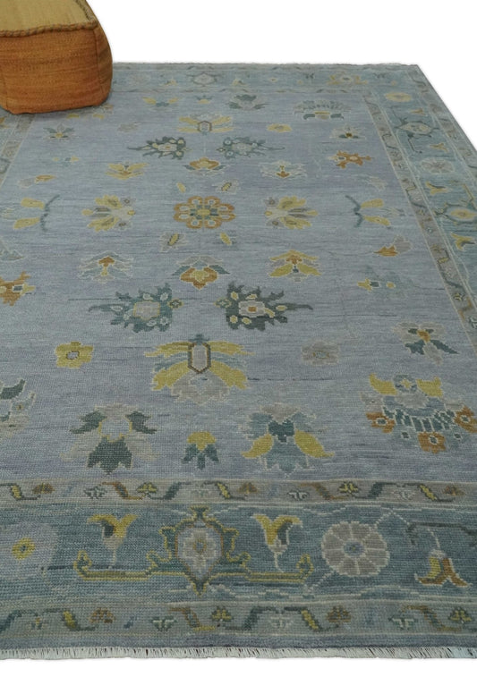 Antique Hand knotted Oushak wool Rug