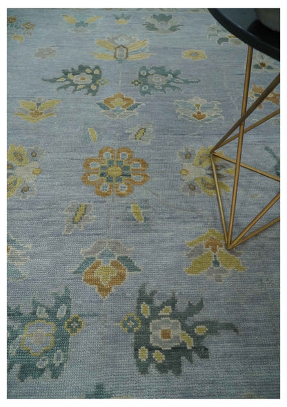 Antique Hand knotted Oushak wool Rug
