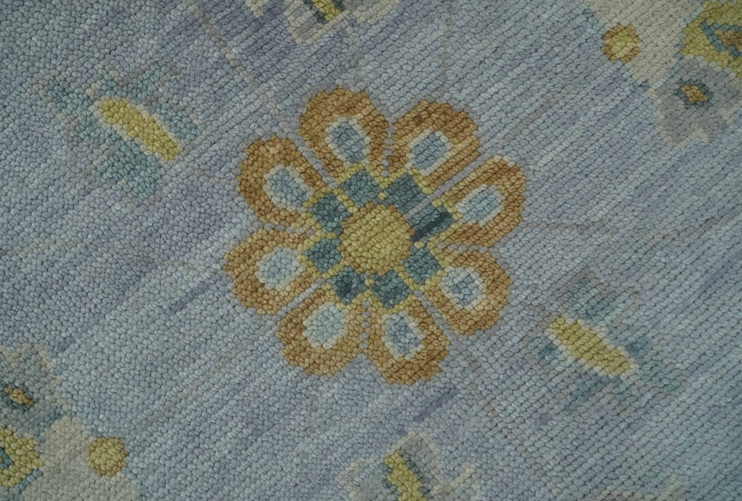 Antique Hand knotted Oushak wool Rug