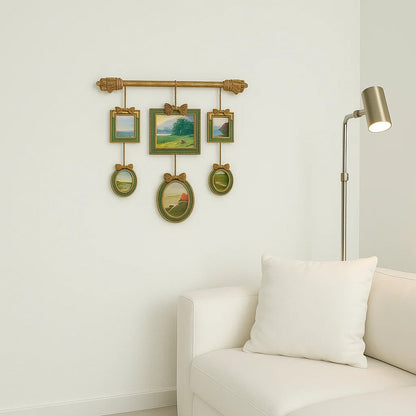 Elegant Multi-Frame Hanging Decor-1