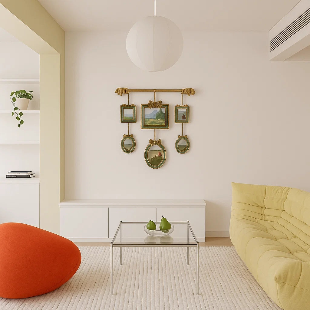 Elegant Multi-Frame Hanging Decor-2