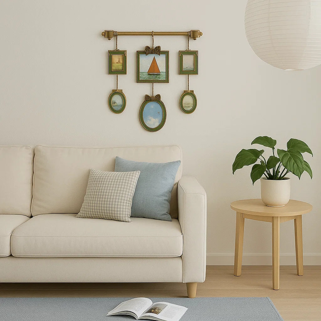 Elegant Multi-Frame Hanging Decor-4