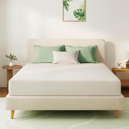 Queen 10 Inch Green Tea Memory Foam Mattress Comfort-0