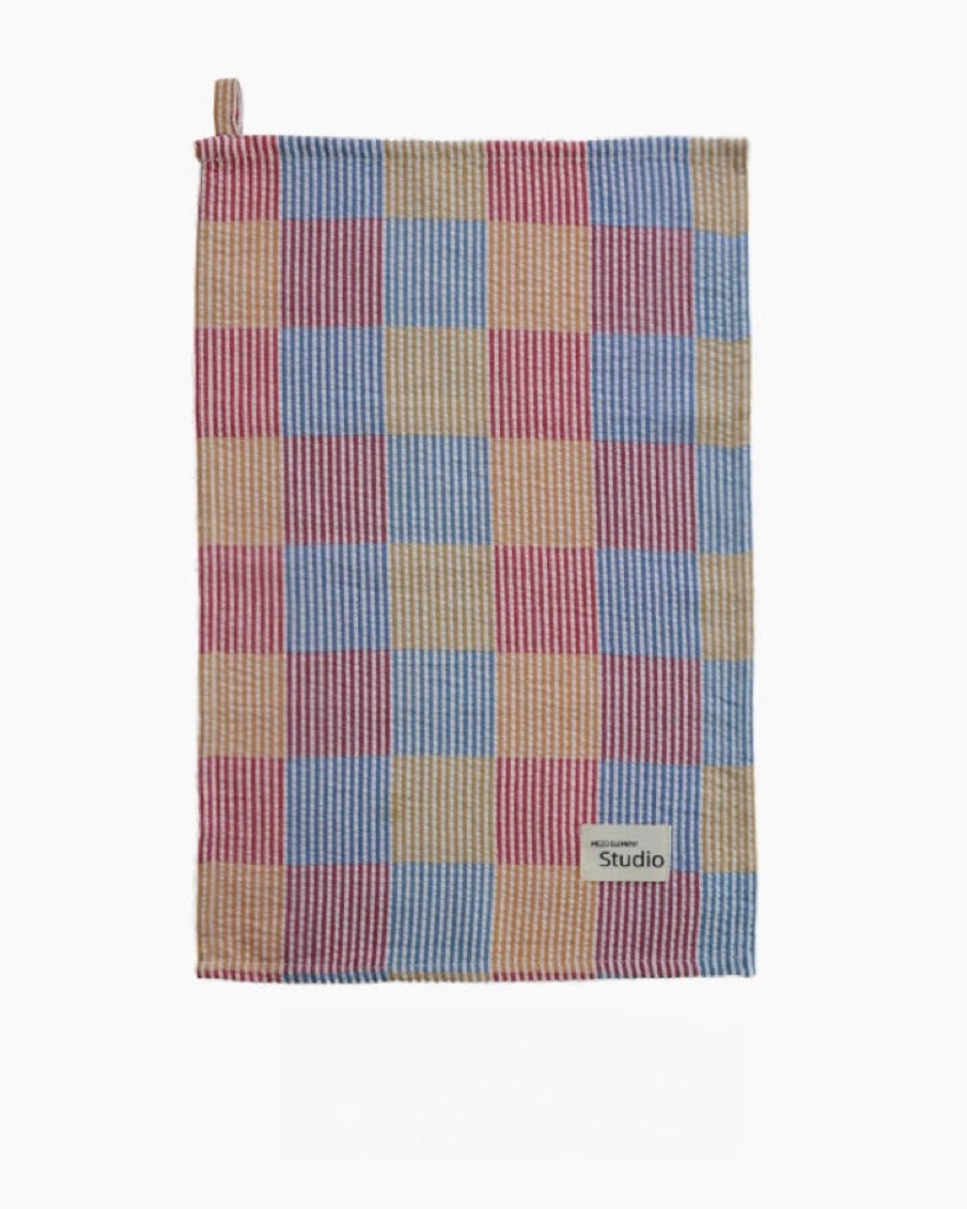 Pastel Checker Placemat for Dopamine Table Setting-5